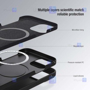 قاب نیلکین Apple iPhone 12 Pro Max مدل CamShield Silky Magnetic silicon