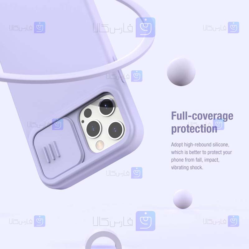 قاب نیلکین Apple iPhone 12 Pro Max مدل CamShield Silky Magnetic silicon
