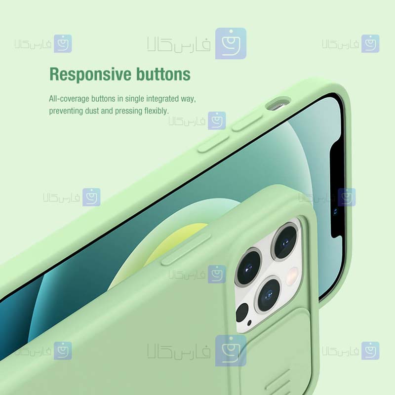 قاب نیلکین Apple iPhone 12 Pro Max مدل CamShield Silky Magnetic silicon