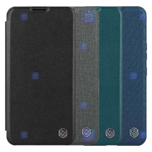 کیف چرمی پارچه ای نیلکین Apple iPhone 14 Pro مدل Qin Pro Plain Leather Cloth case