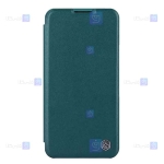 کیف چرمی پارچه ای نیلکین Apple iPhone 14 Pro مدل Qin Pro Plain Leather Cloth case