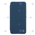 کیف چرمی پارچه ای نیلکین Apple iPhone 14 Pro مدل Qin Pro Plain Leather Cloth case