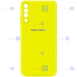 قاب سیلیکونی Samsung Galaxy A70 مدل محافظ لنز دار
