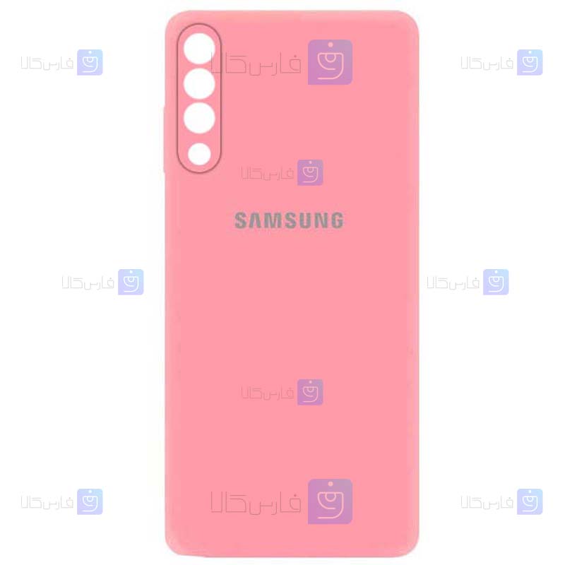 قاب سیلیکونی Samsung Galaxy A70 مدل محافظ لنز دار