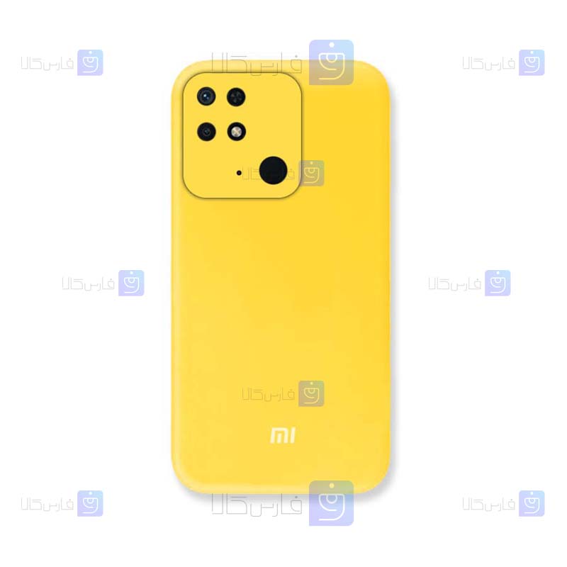 قاب سیلیکونی اصلی Xiaomi Redmi 10C مدل محافظ لنز دار