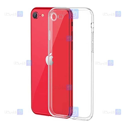 قاب گوشی Apple iPhone SE 2022 مدل پشت کریستالی محافظ لنزدار