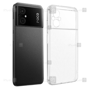 قاب گوشی Xiaomi Poco M5 مدل پشت کریستالی محافظ لنزدار
