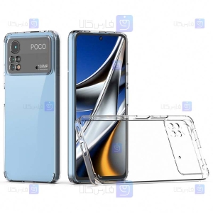 قاب گوشی Xiaomi Poco X4 Pro 5G مدل پشت کریستالی محافظ لنزدار