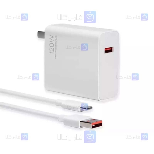 شارژر اصلى 120 وات گوشى شیائومی Xiaomi Mi 11 Ultra مدل MDY-12-ED همراه با کابل