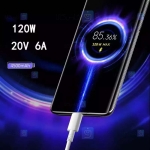شارژر اصلى 120 وات گوشى شیائومی Xiaomi Mi 11 Ultra مدل MDY-12-ED همراه با کابل