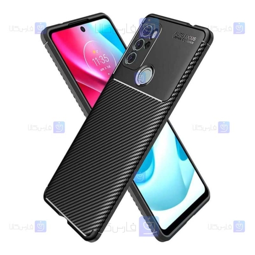 قاب گوشی Motorola Moto G60s مدل Auto Focus Fiber Carbon
