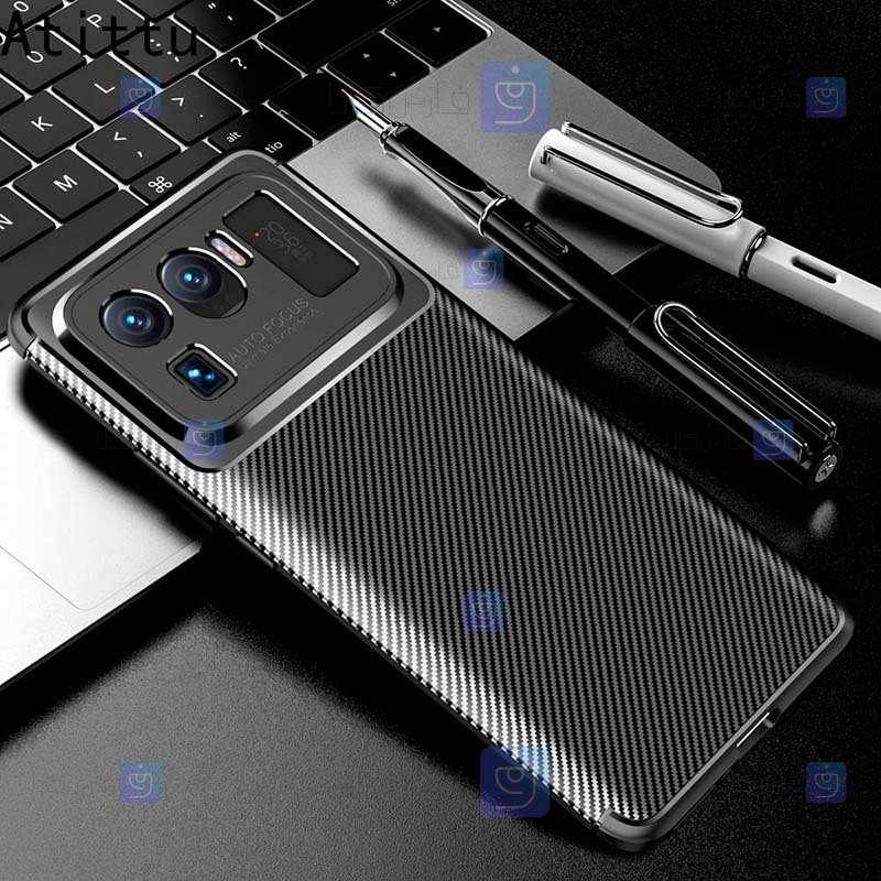 قاب گوشی Xiaomi Mi 11 Ultra مدل Auto Focus Fiber Carbon