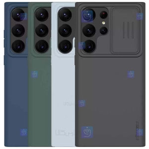 قاب سیلیکونی نیلکین S23 Ultra مدل CamShield Silky silicon