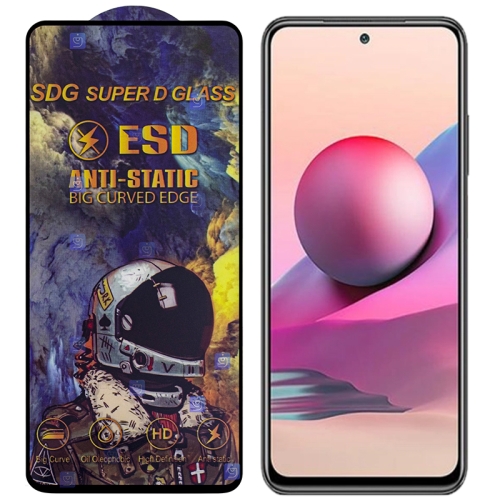 گلس گوشی Xiaomi Redmi Note 10S مدل SDG Anti Static