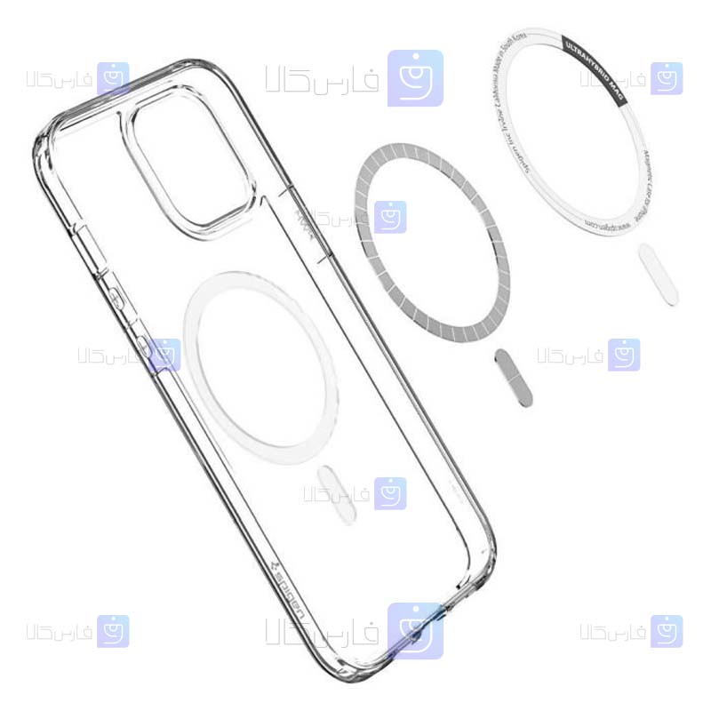 قاب اسپیگن Apple iPhone 12 Pro Max مدل Ultra Hybrid با پشتیبانی Mag Safe