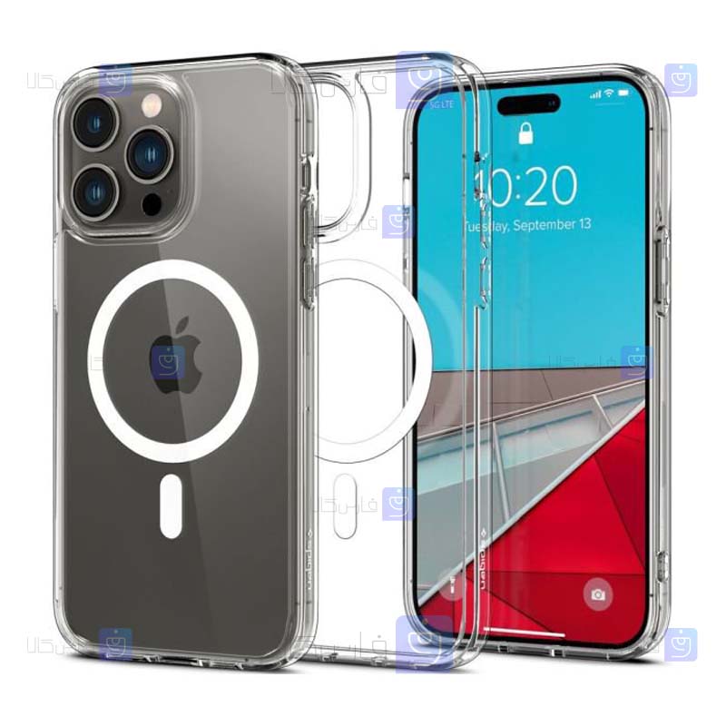 قاب اسپیگن Apple iPhone 14 Pro Max مدل Ultra Hybrid با پشتیبانی Mag Safe