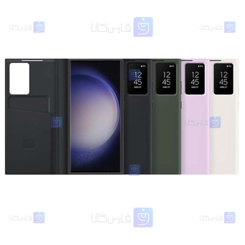 کیف هوشمند اصلی سامسونگ Samsung Galaxy S23Ultra مدل Clear View