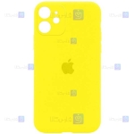 قاب سیلیکونی Apple iPhone 12 مدل محافظ لنز دار