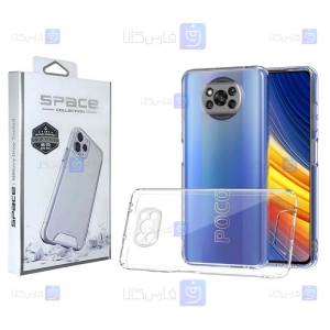 قاب پشت کریستالی Poco X3 Pro مدل Space Collection با محافظ لنز