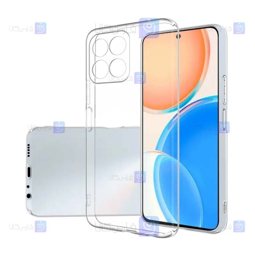 قاب گوشی Honor X8 5G مدل پشت کریستالی محافظ لنزدار