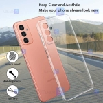 قاب گوشی Samsung Galaxy M13 مدل پشت کریستالی محافظ لنزدار