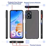 کاور پشت مات Xiaomi Redmi 11 Prime 5G مدل محافظ لنزدار