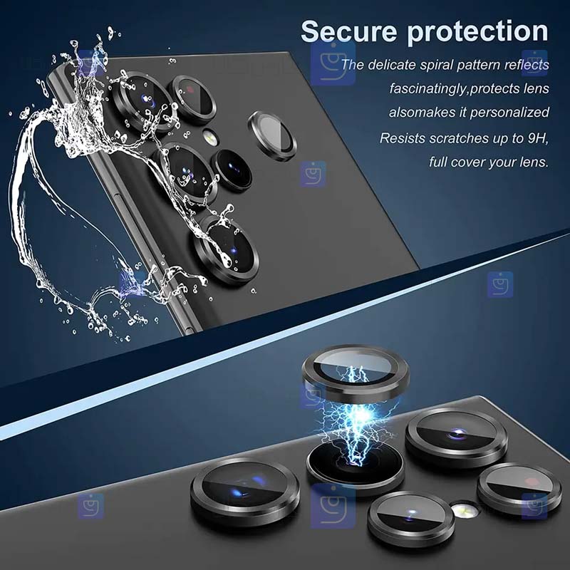 محافظ لنز فلزی Samsung Galaxy S23 Ultra مدل 3D Color