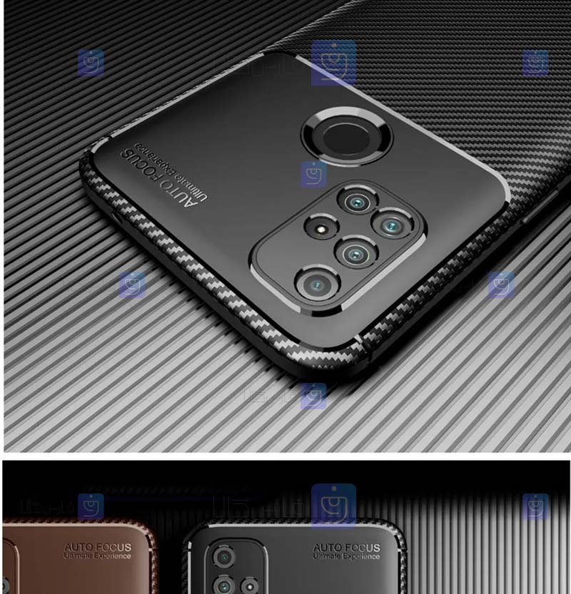 قاب گوشی Oneplus Nord N10 5G مدل Auto Focus Fiber Carbon