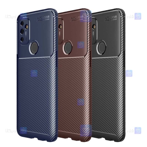 قاب گوشی Oneplus Nord N100 مدل Auto Focus Fiber Carbon