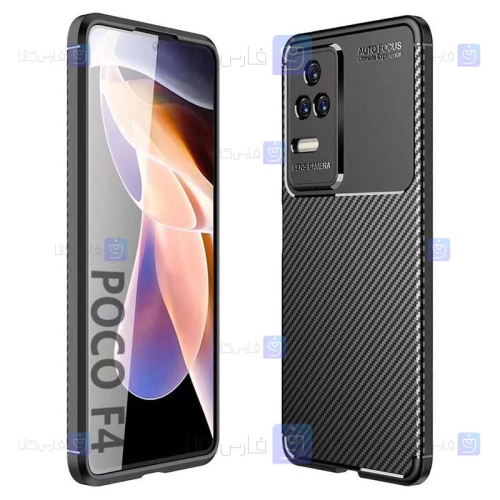 قاب گوشی Xiaomi Poco F4 5G مدل Auto Focus Fiber Carbon