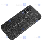 قاب طرح چرم محافظ لنز دار Samsung Galaxy A34 5G مدل Auto Focus