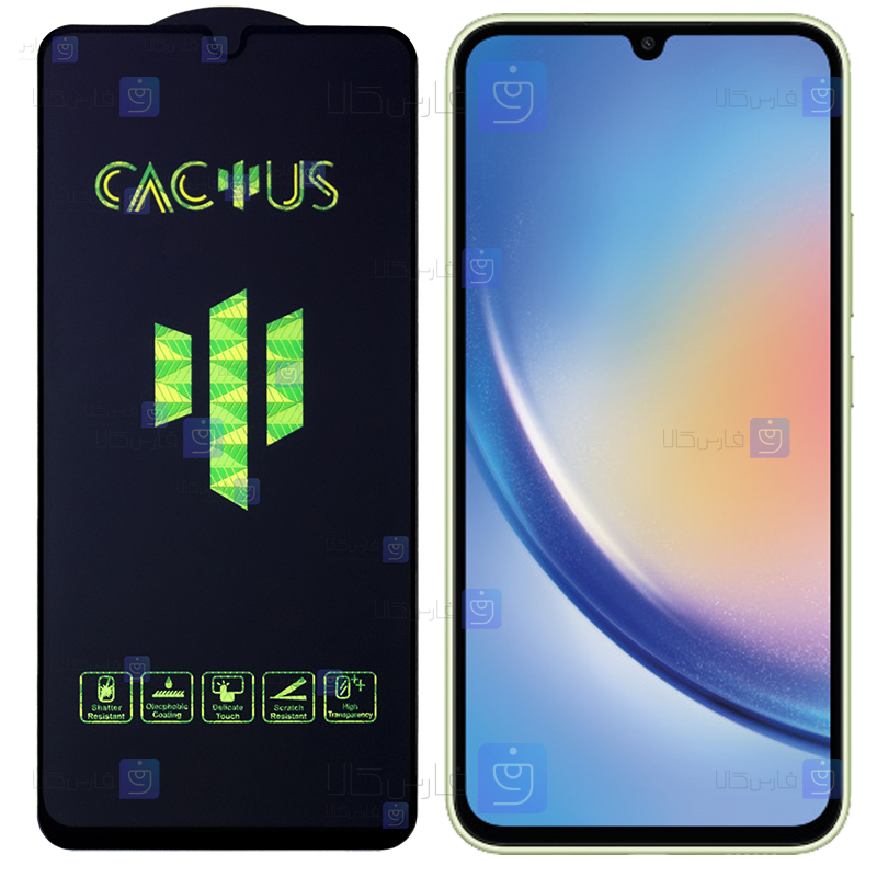 گلس گوشی Samsung Galaxy A34 5G مدل Cactus