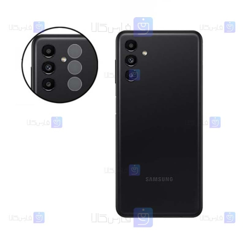 محافظ لنز Samsung Galaxy A34 5G مدل شیشه ای