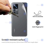 برچسب پشت Xiaomi 12T مدل کربنی
