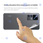 برچسب پشت Xiaomi 12T مدل کربنی