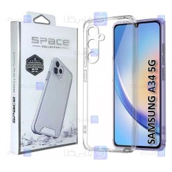 قاب پشت کریستالی Samsung Galaxy A34 5G مدل Space Collection با محافظ لنز