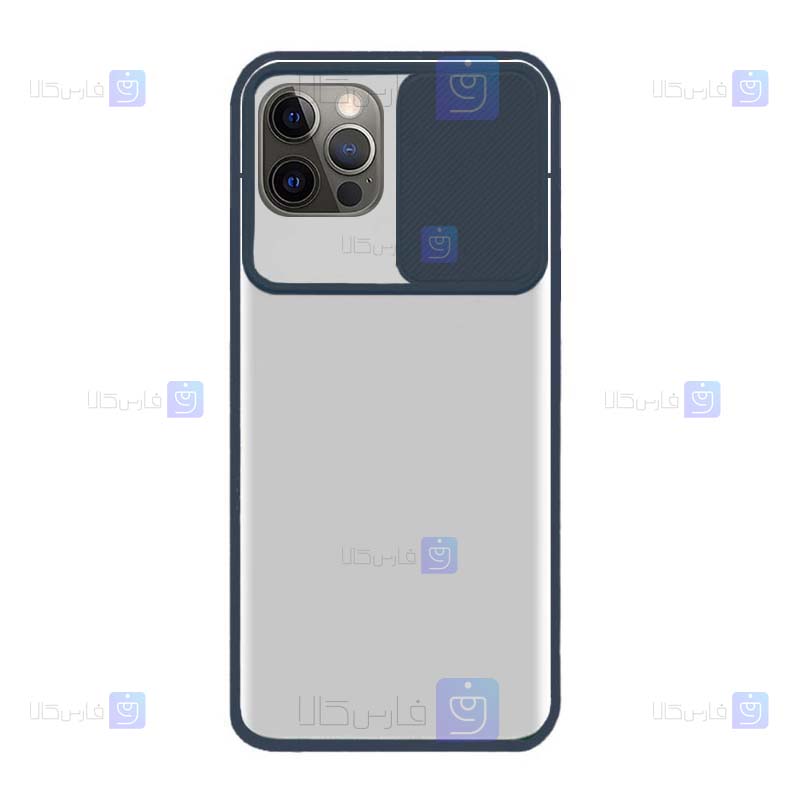 قاب گوشی Apple iPhone 12 Pro Max مدل پشت مات لنز کشویی