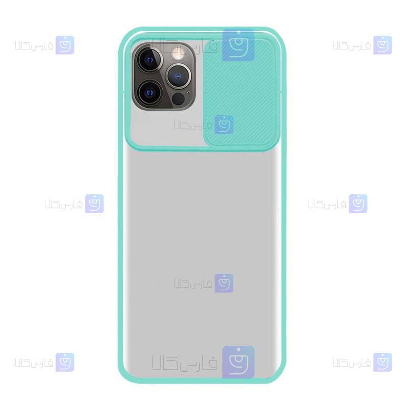 قاب گوشی Apple iPhone 12 Pro Max مدل پشت مات لنز کشویی