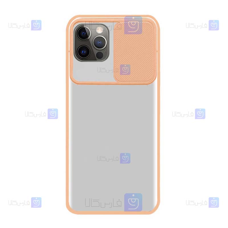 قاب گوشی Apple iPhone 12 Pro Max مدل پشت مات لنز کشویی