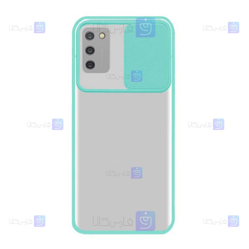 قاب گوشی Samsung Galaxy A03s مدل پشت مات لنز کشویی