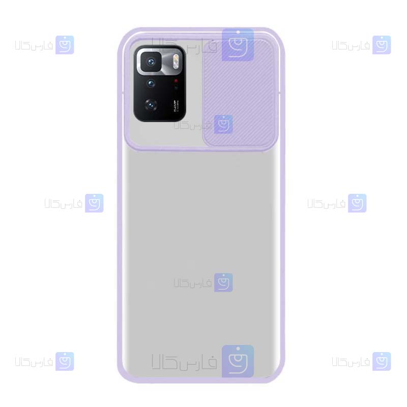 قاب گوشی Xiaomi Poco X3 GT مدل پشت مات لنز کشویی