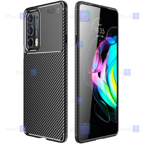 قاب گوشی Motorola Edge 20 مدل Auto Focus Fiber Carbon