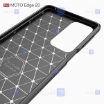 قاب گوشی Motorola Edge 20 مدل Auto Focus Fiber Carbon