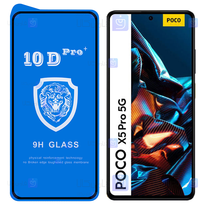 گلس فول Xiaomi Poco X5 Pro مدل 10D Pro