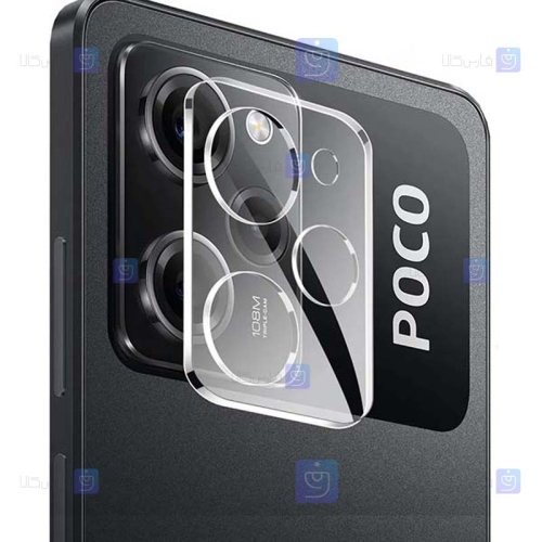 محافظ لنز شیشه ای Xiaomi Poco X5 Pro مدل 3D