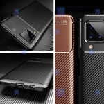 قاب گوشی Samsung Galaxy A12 Nacho مدل Auto Focus Fiber Carbon