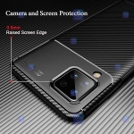 قاب گوشی Samsung Galaxy A12 Nacho مدل Auto Focus Fiber Carbon