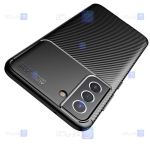 قاب گوشی Samsung Galaxy S21 FE 5G مدل Auto Focus Fiber Carbon