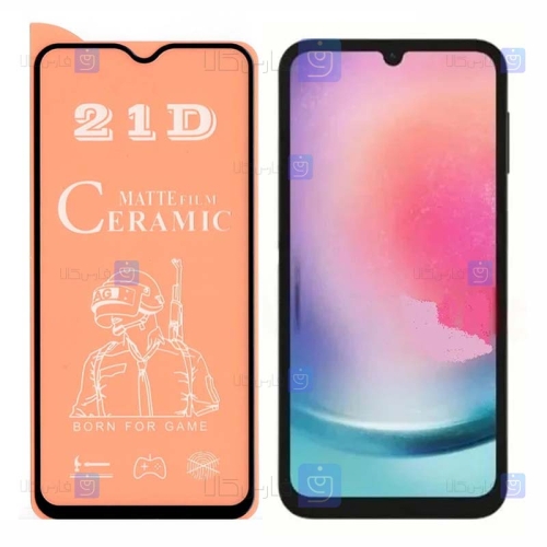 محافظ صفحه گوشی Samsung Galaxy A24 4G مدل سرامیکی مات