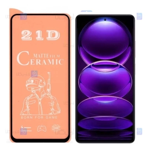 محافظ صفحه گوشی Xiaomi Redmi Note 12 Pro 5G مدل سرامیکی مات